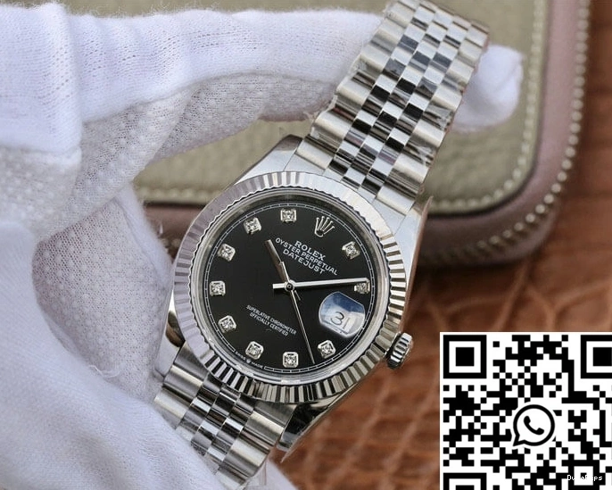 M126234-0027 Diamond-se Dial Factory Black Rolex GM Datejust 0317